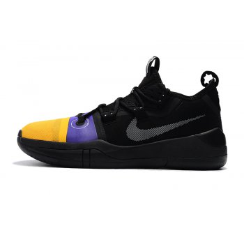 Kobe Bryant Nike Kobe AD Black Yellow-Purple Shoes
